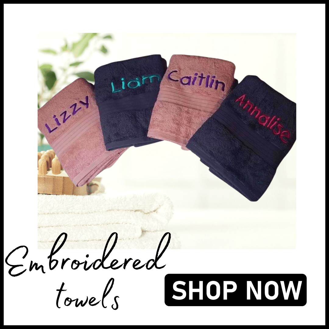 EMBROIDERED TOWELS