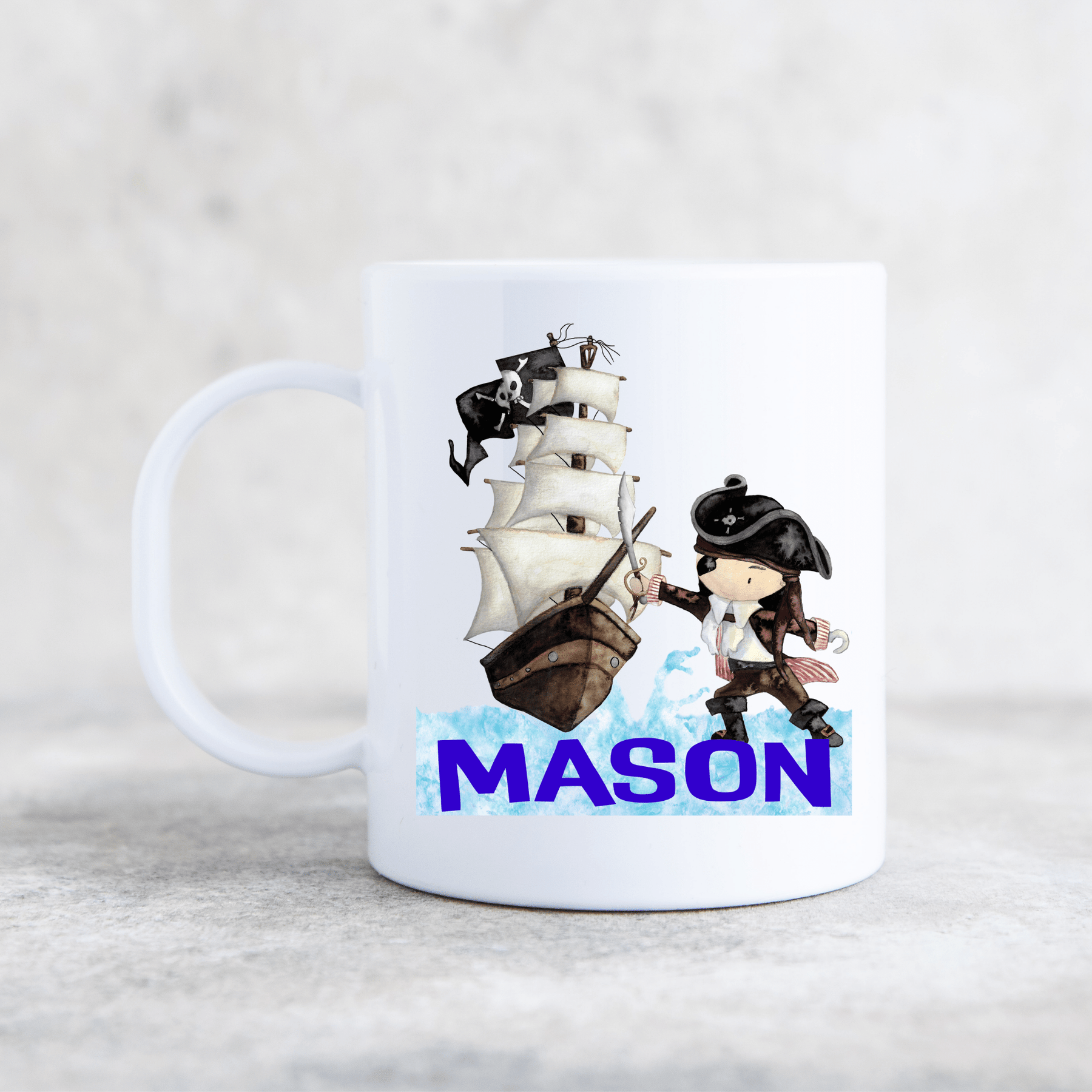 PIRATE PLASTIC MUG