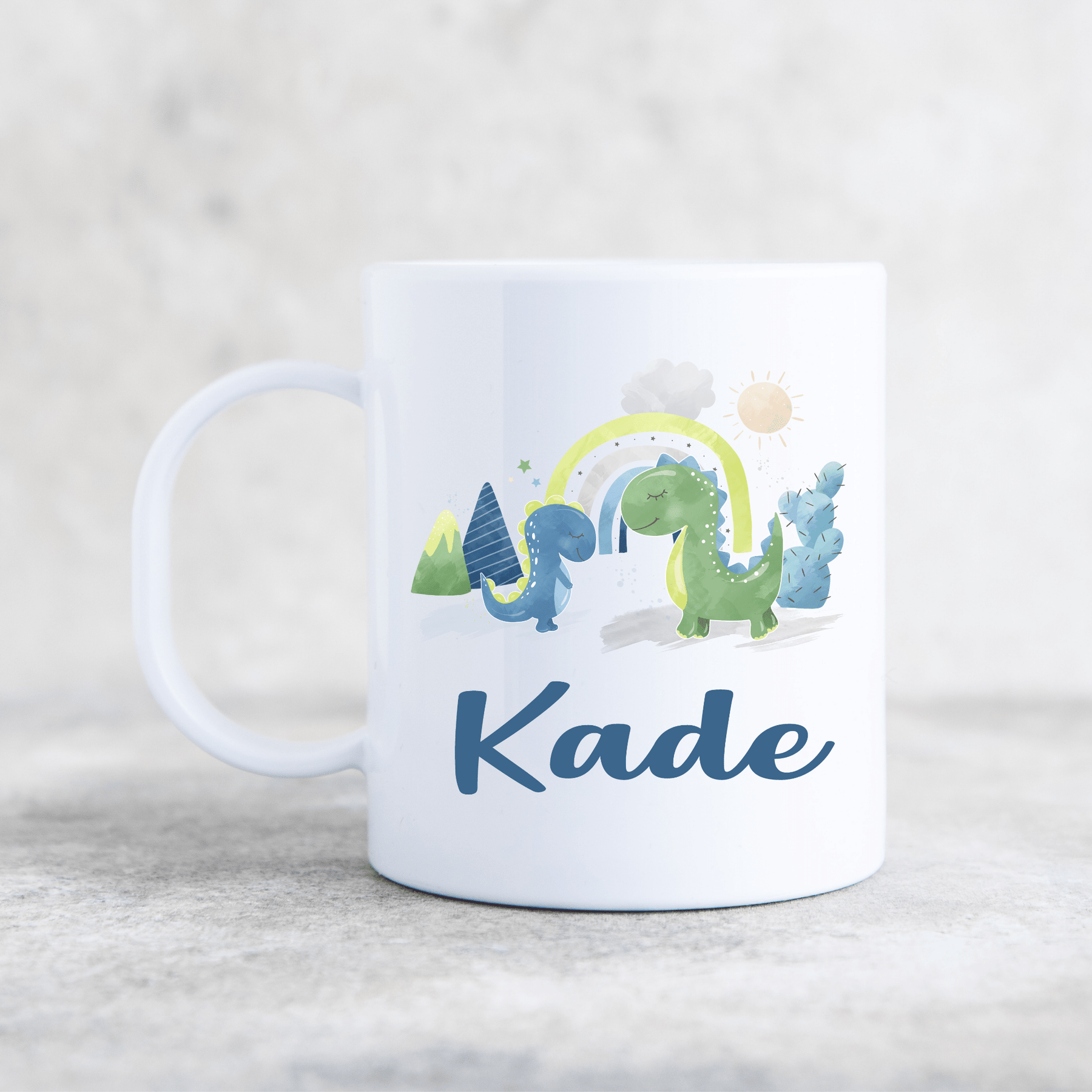 DINOSAUR PLASTIC MUG