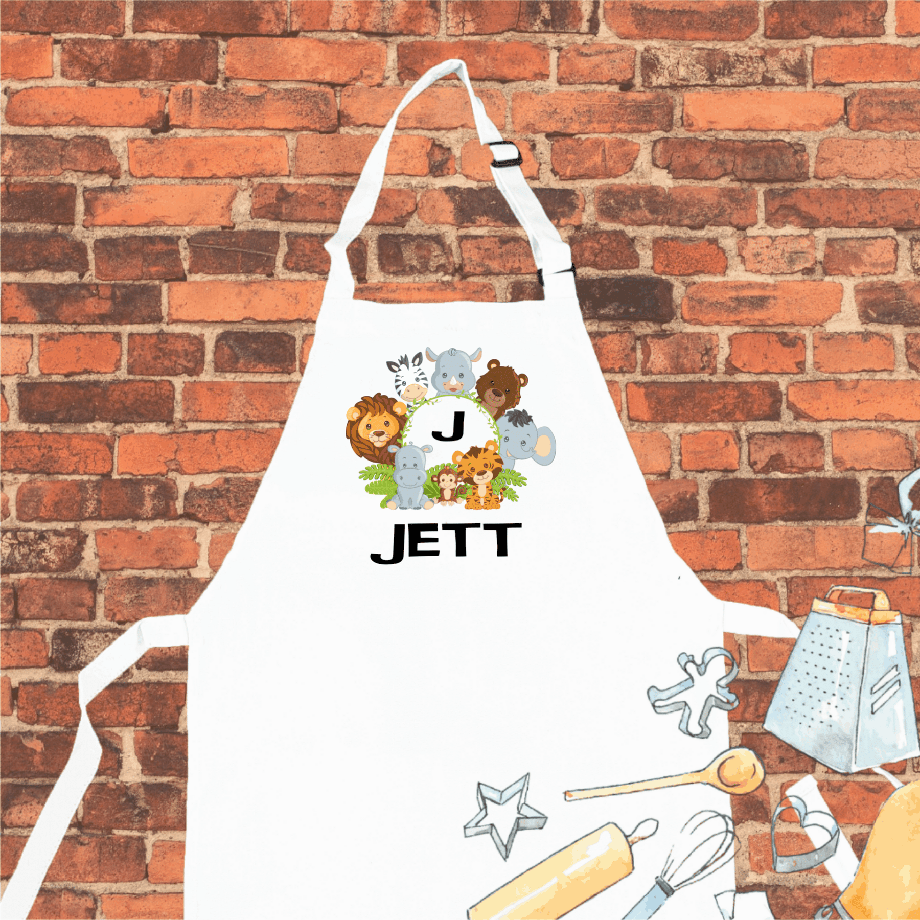 Lil Green Rhino animal apron ANIMAL APRON