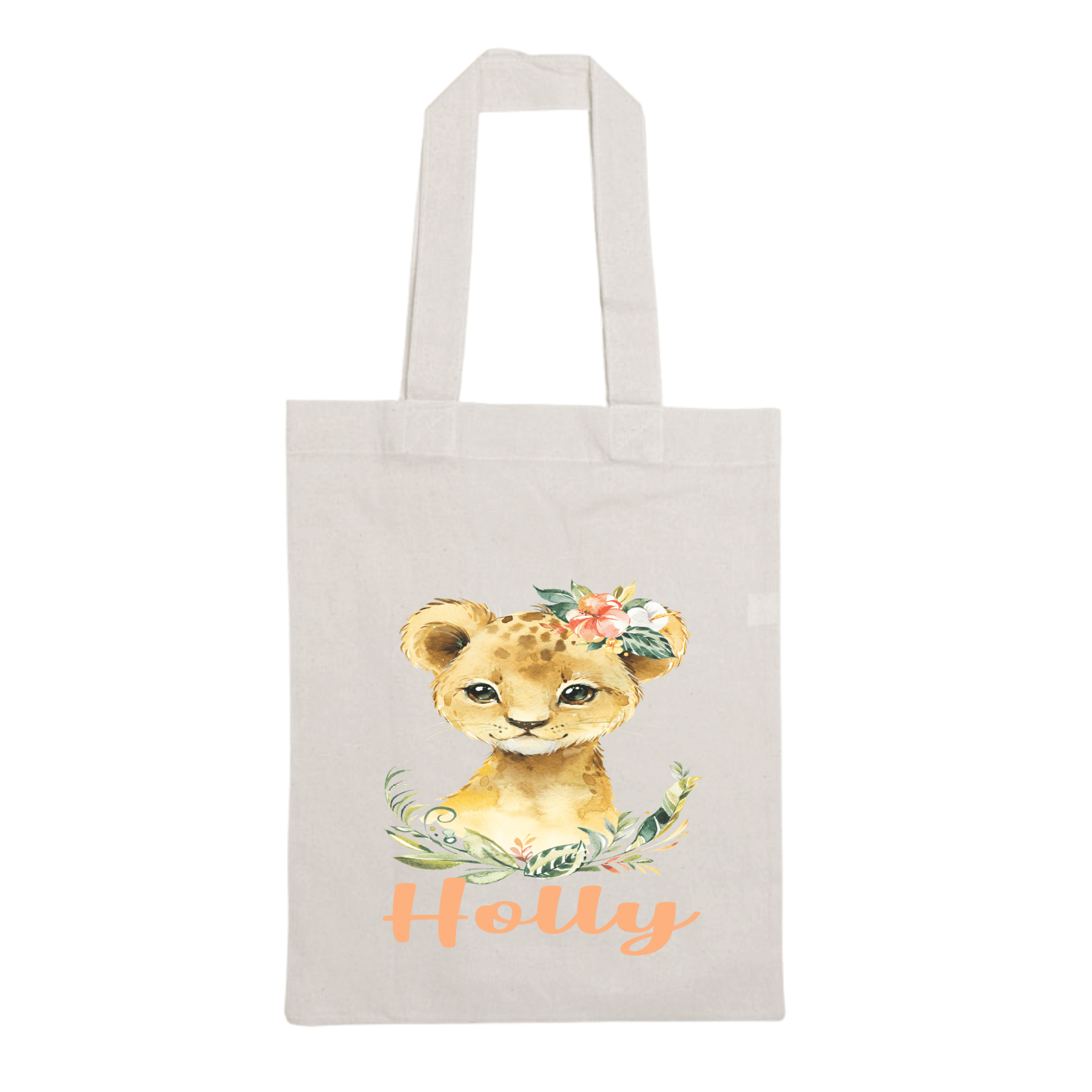 Lil Green Rhino animal bag LION CUB FLORAL BAG