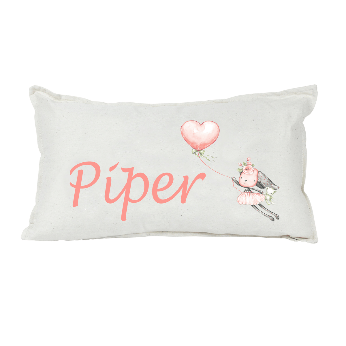 Lil Green Rhino animal pillow BALLOON DOLL RECTANGLE PILLOW