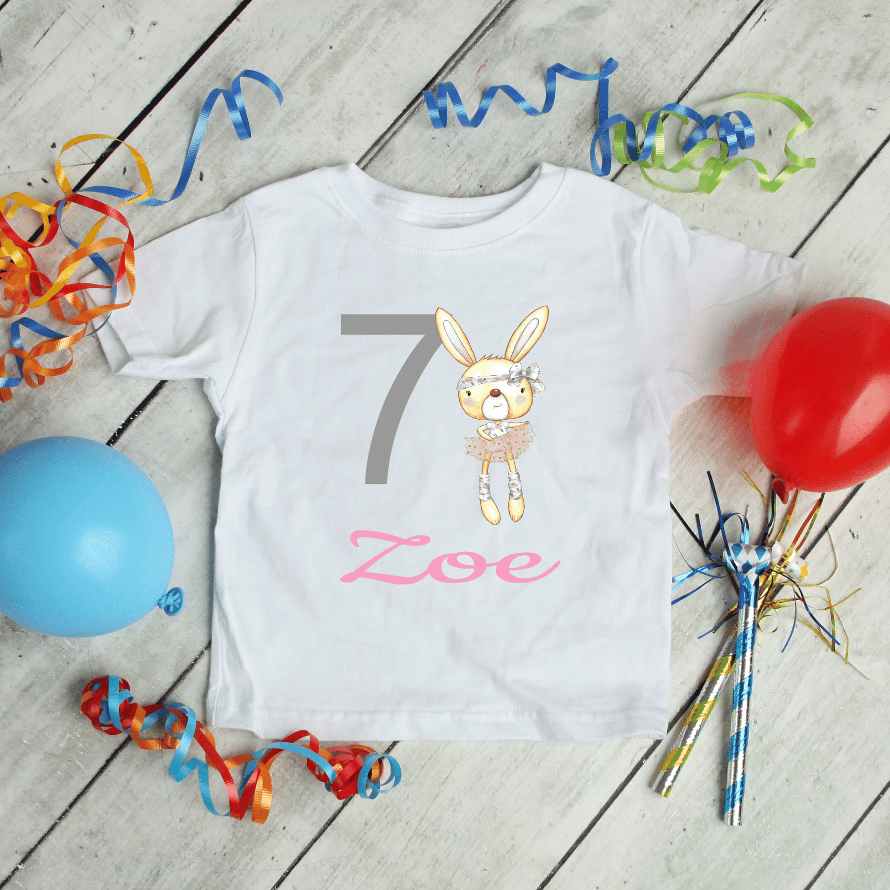 Lil Green Rhino Birthday t-shirt BUNNY DANCER BIRTHDAY TEE