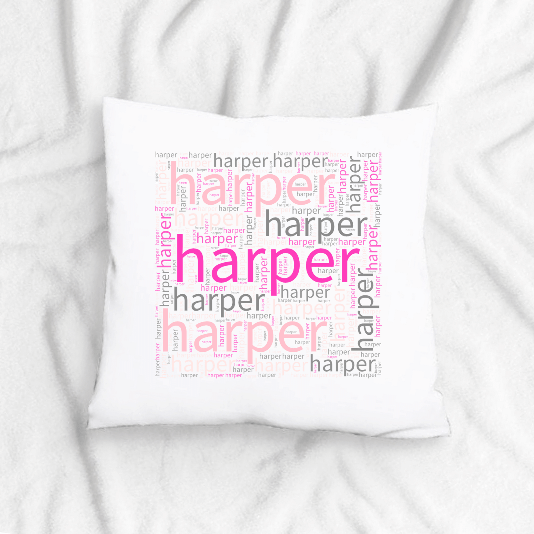 Lil Green Rhino customisable colours HORIZONAL AND VERTICAL- SELECT COLOURS- NAME PILLOW
