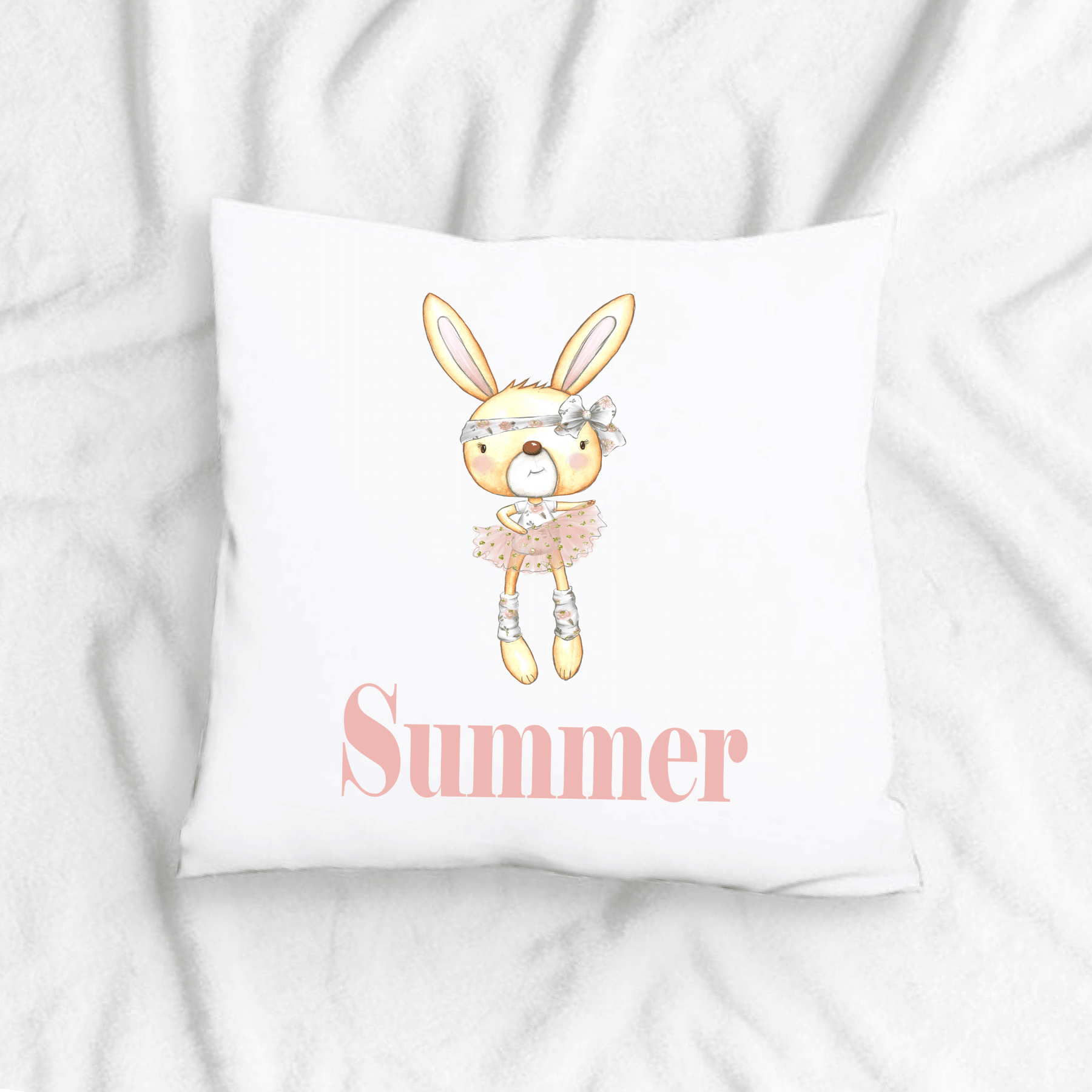 Lil Green Rhino dance pillow BUNNY DANCER PILLOW