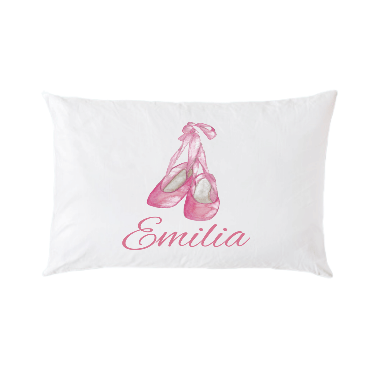 Lil Green Rhino dance pillowcase BALLERINA SHOE PILLOWCASE