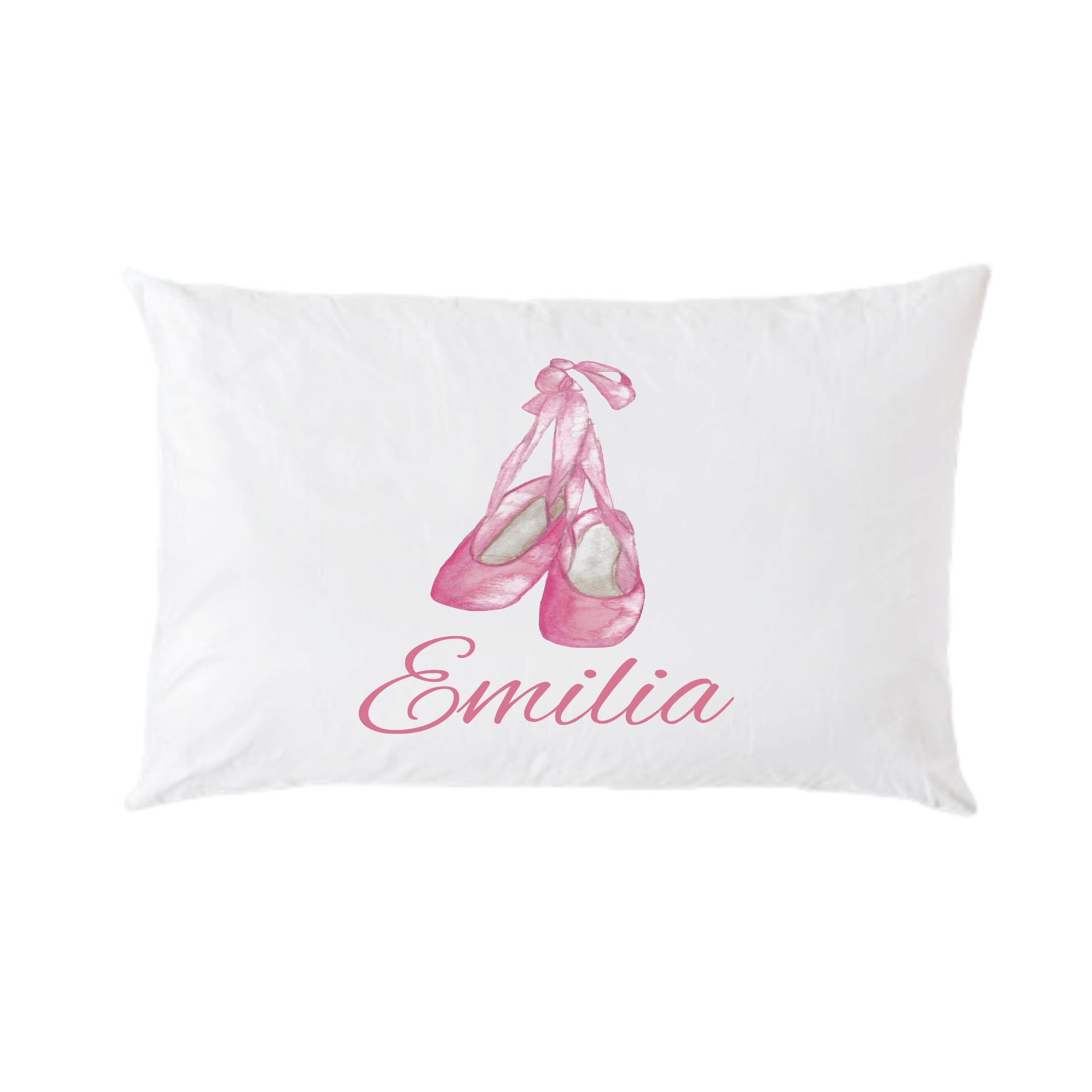 Lil Green Rhino dance pillowcase BALLERINA SHOE PILLOWCASE