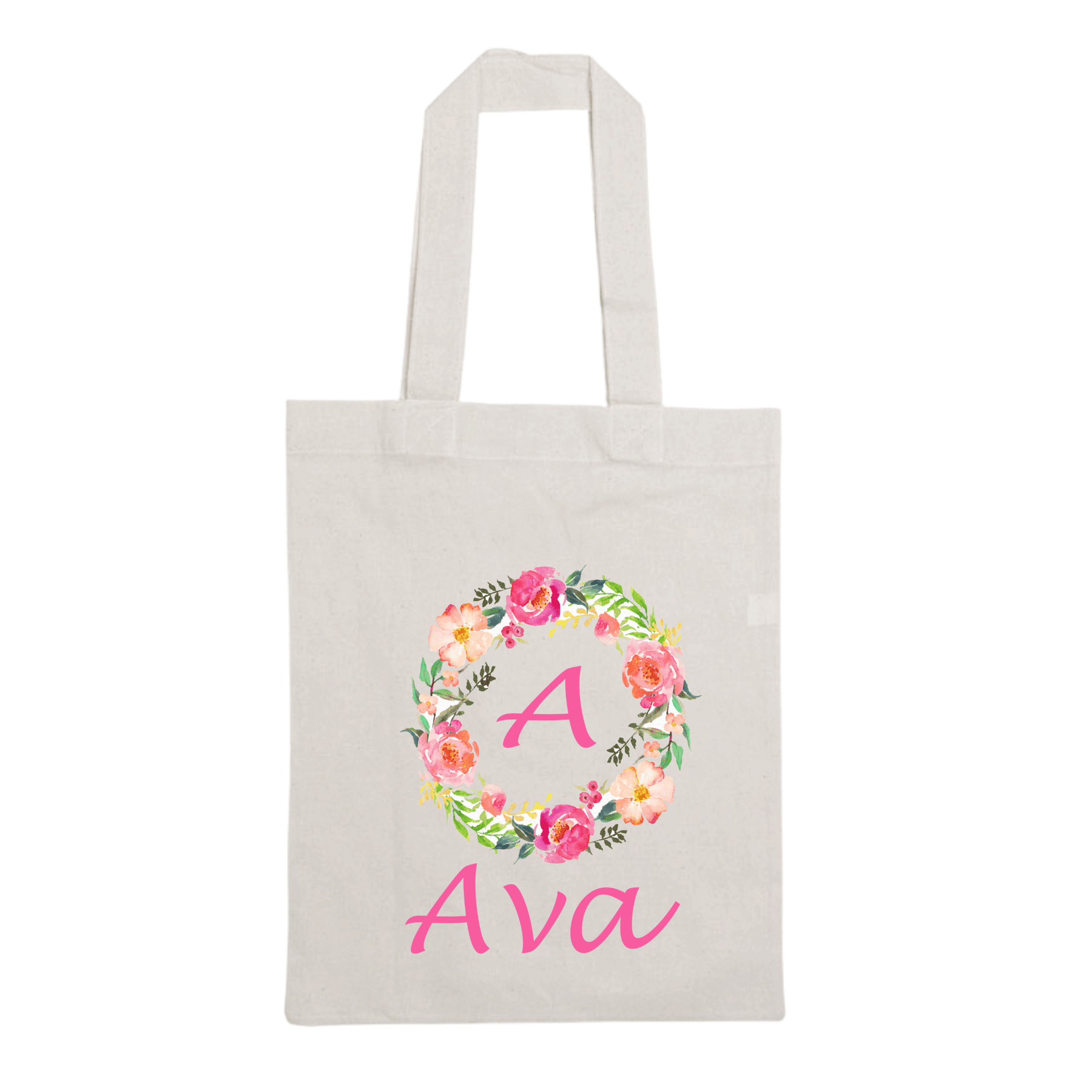 Lil Green Rhino floral bag FLORAL WREATH LETTER BAG