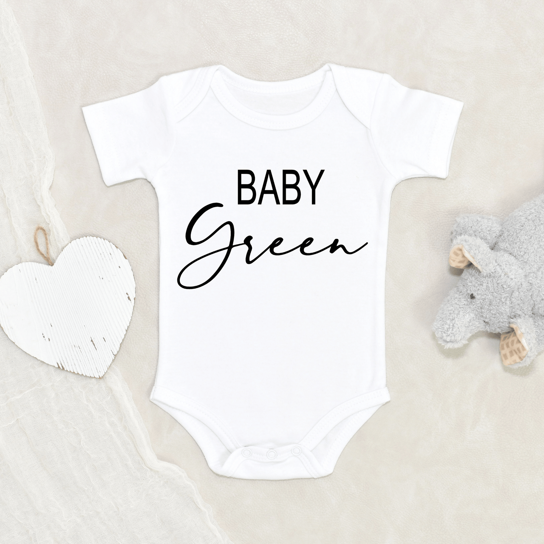 Lil Green Rhino onesie BABY ONESIE
