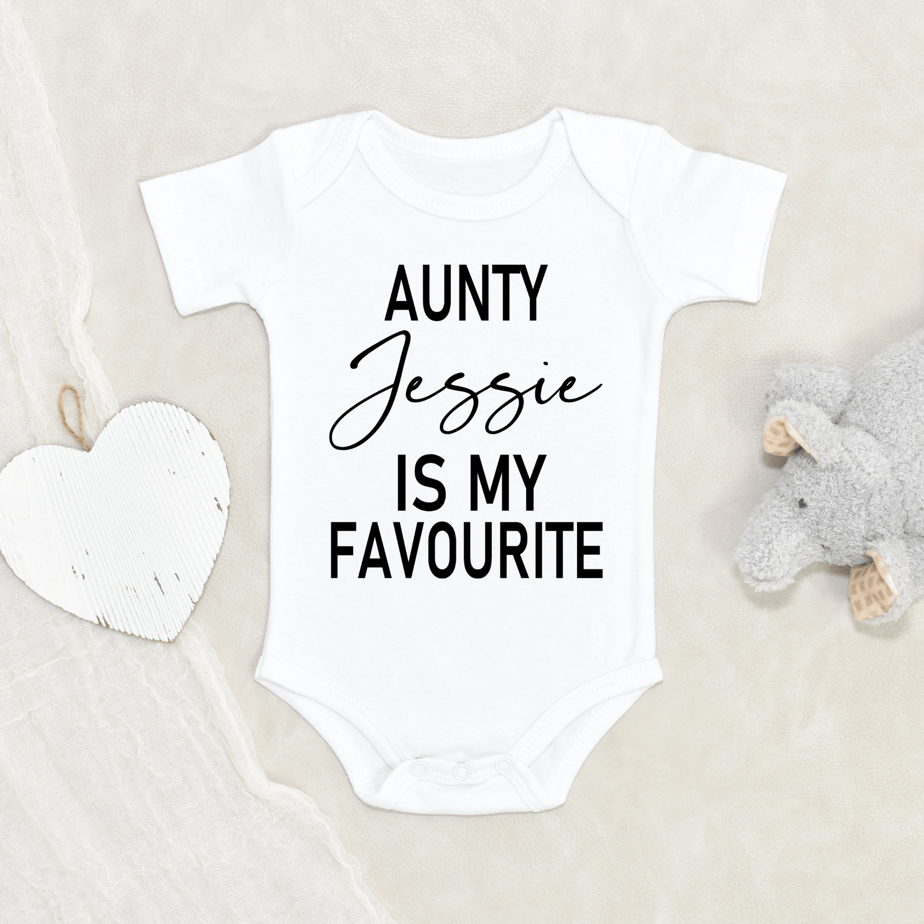 Lil Green Rhino onesie FAVOURITE AUNTY ONESIE