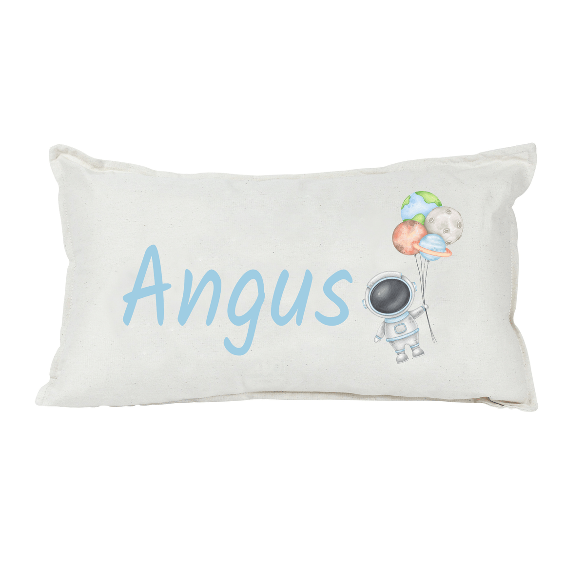 Lil Green Rhino space Pillow ASTRONUT PLANET RECTANGLE PILLOW