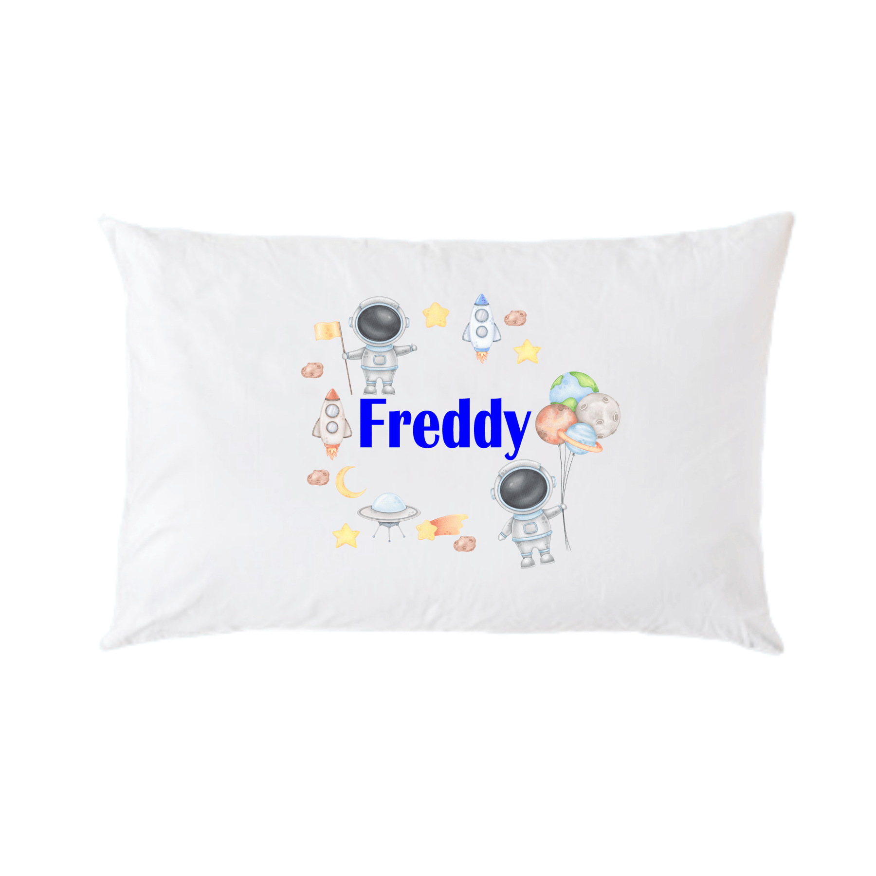 Lil Green Rhino space pillowcase ASTRONUT PILLOWCASE