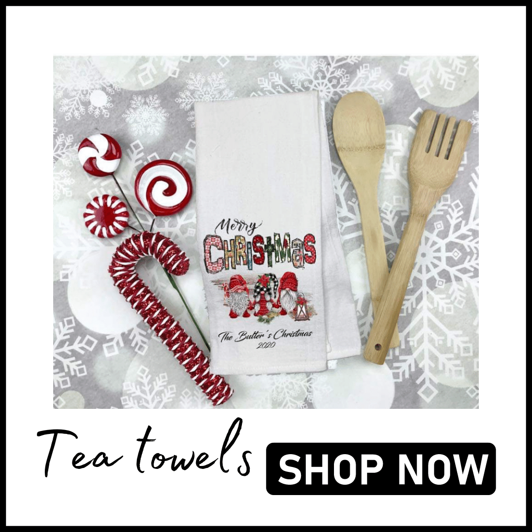 CHRISTMAS TEA TOWELS