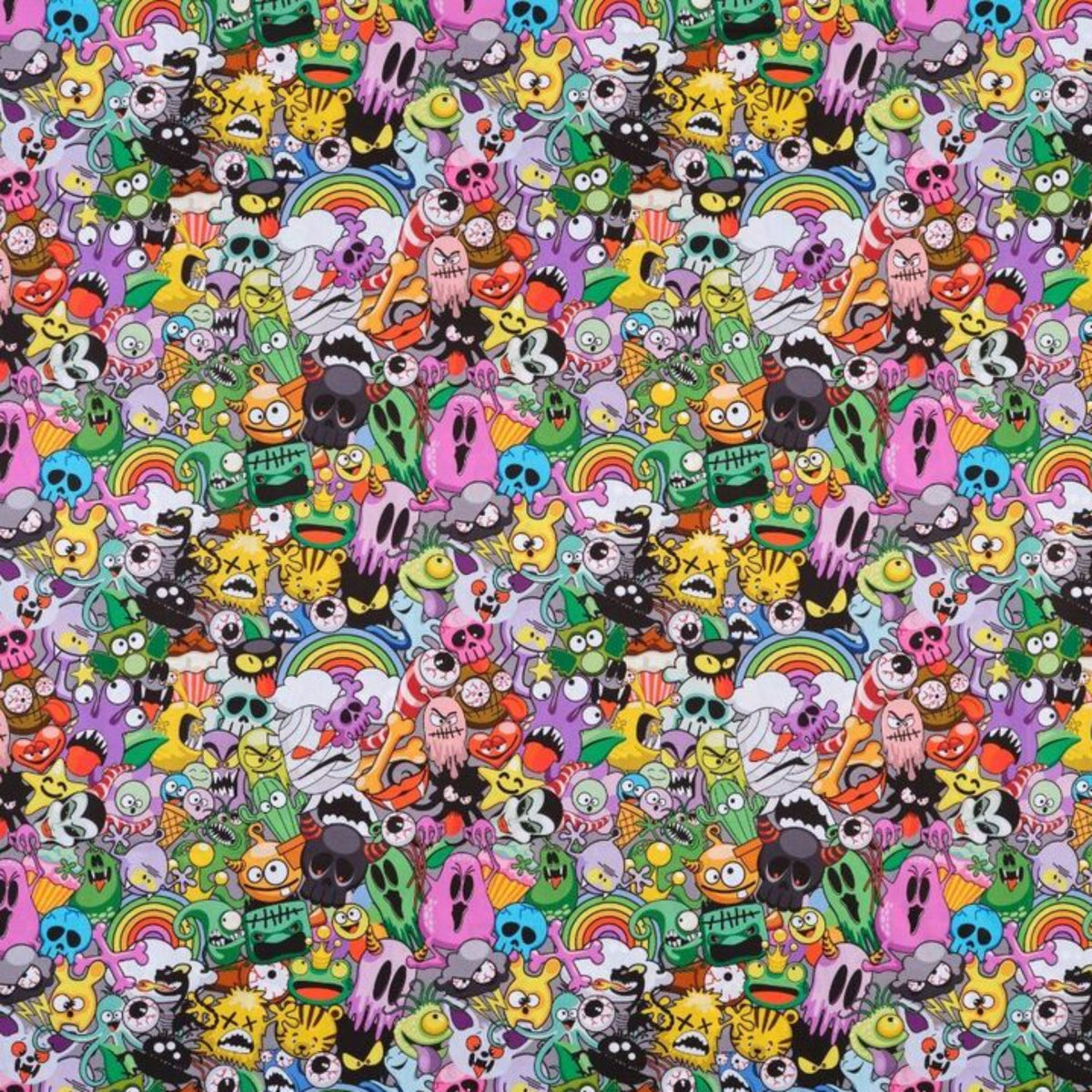 Kooky Monsters - Small Bib