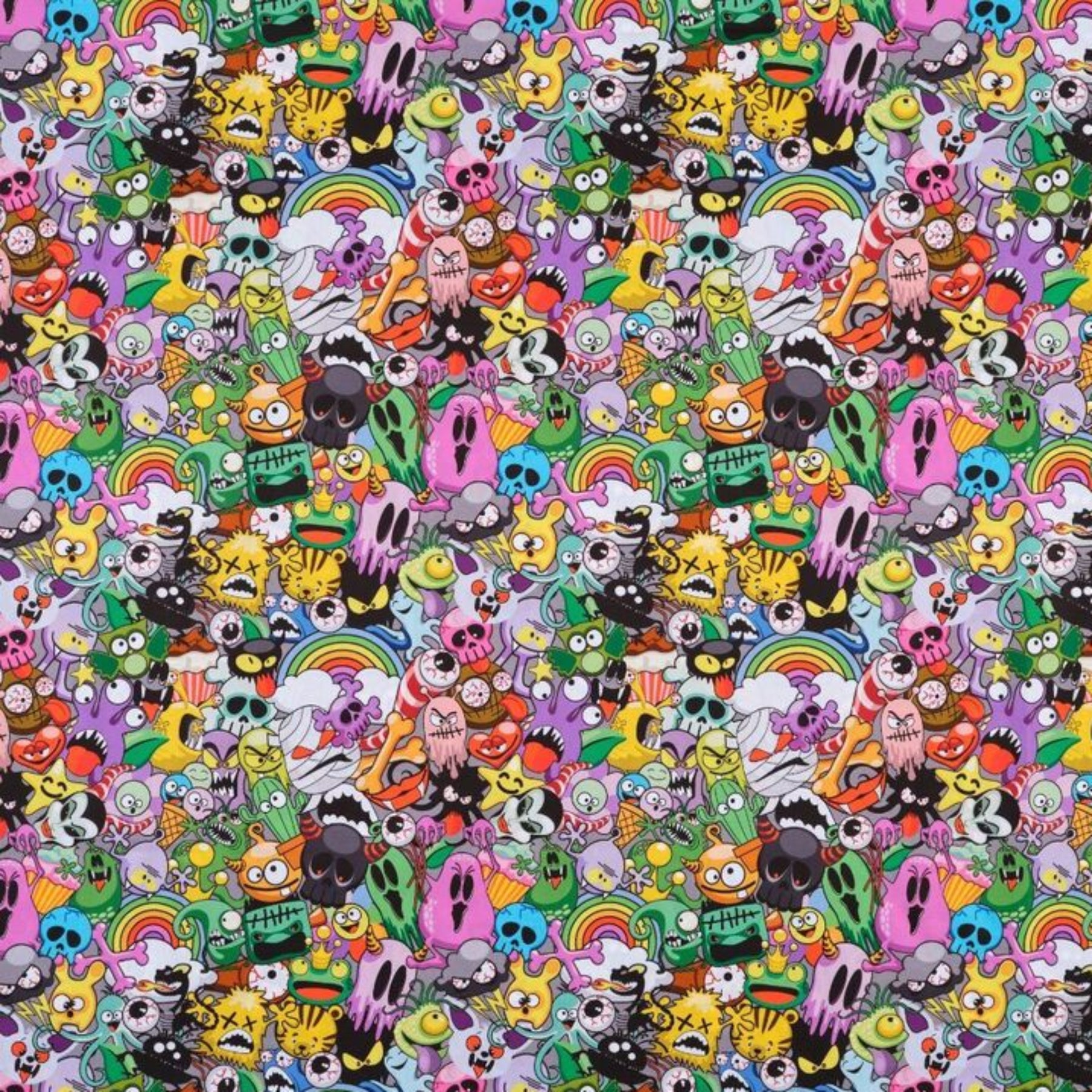 Kooky Kooky Monsters - Small Bib