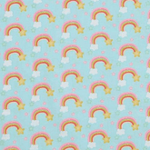 Rainbow Blue - Large Bib