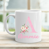 PINK LETTER MUG