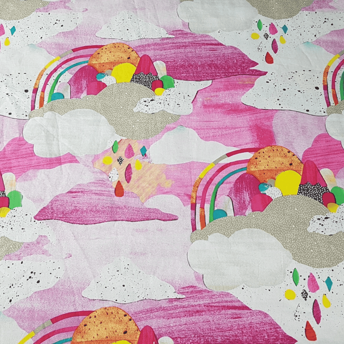 Rainbow All Over - Dribble Bib
