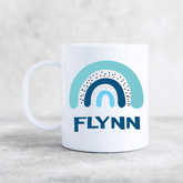 RAINBOW BLUE PLASTIC MUG
