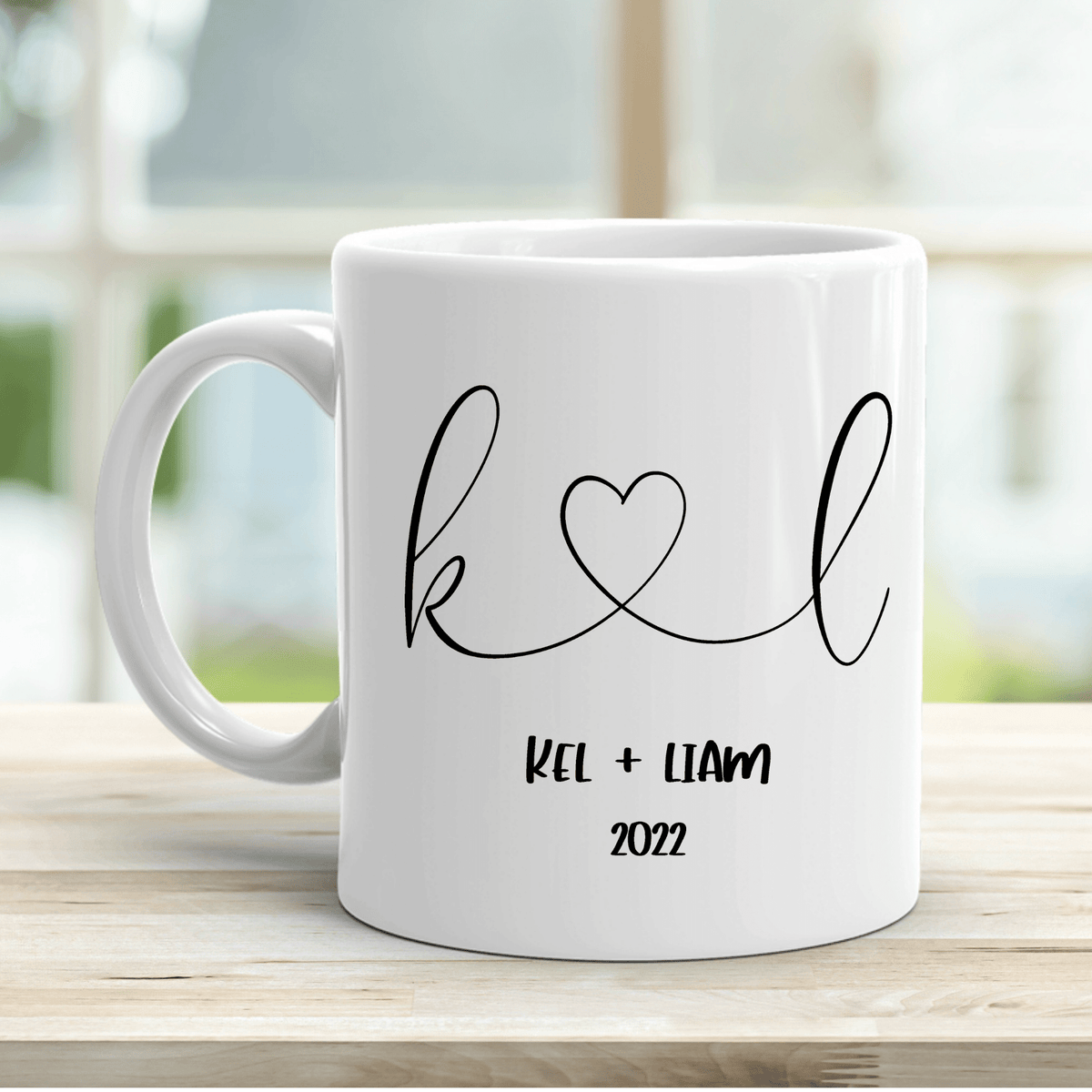 INITIAL AND NAME MUG