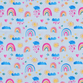 Rainbow Dropfall- Large Bib