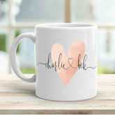 PINK HEART MUG