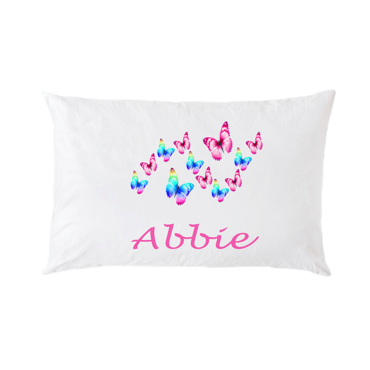 Lil Green Rhino animal pillowcase BUTTERFLIES PILLOWCASE
