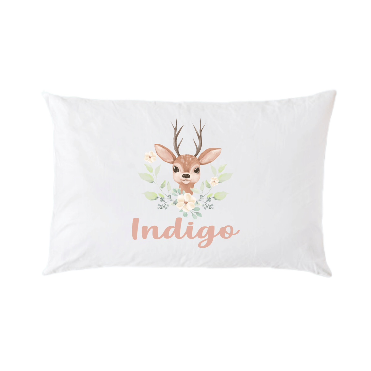 Lil Green Rhino animal pillowcase DEER PILLOWCASE