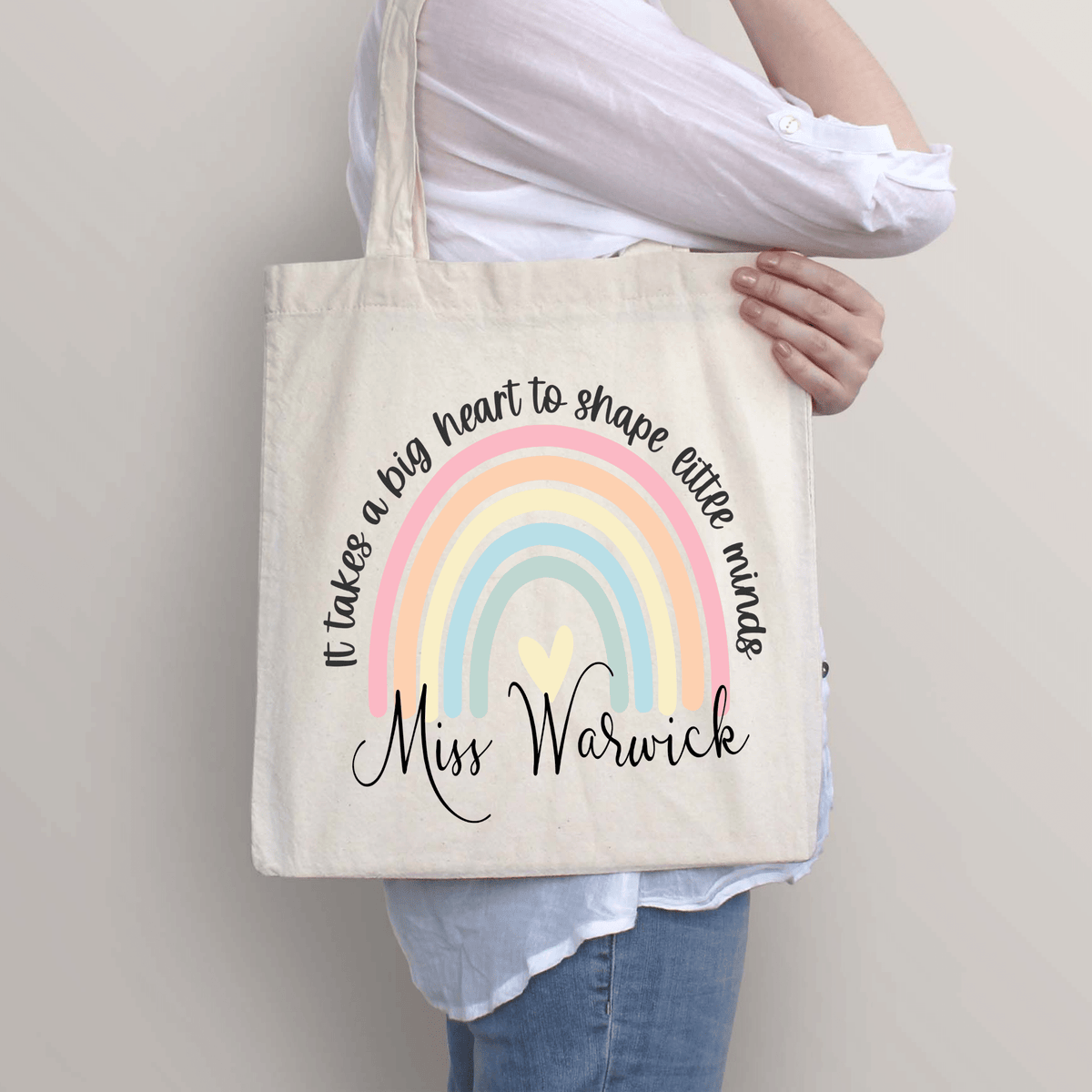 Rainbow discount shaped bag