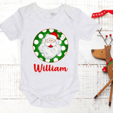 Lil Green Rhino Christmas Onesie SANTA CIRCLE ONESIE
