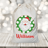 Lil Green Rhino Christmas santa sack SANTA CIRCLE SANTA SACK