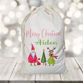 Lil Green Rhino Christmas santa sack SANTA GIFTS SANTA SACK