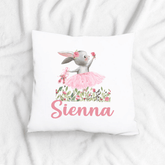 Lil Green Rhino dance pillow BUNNY BALLERINA PILLOW