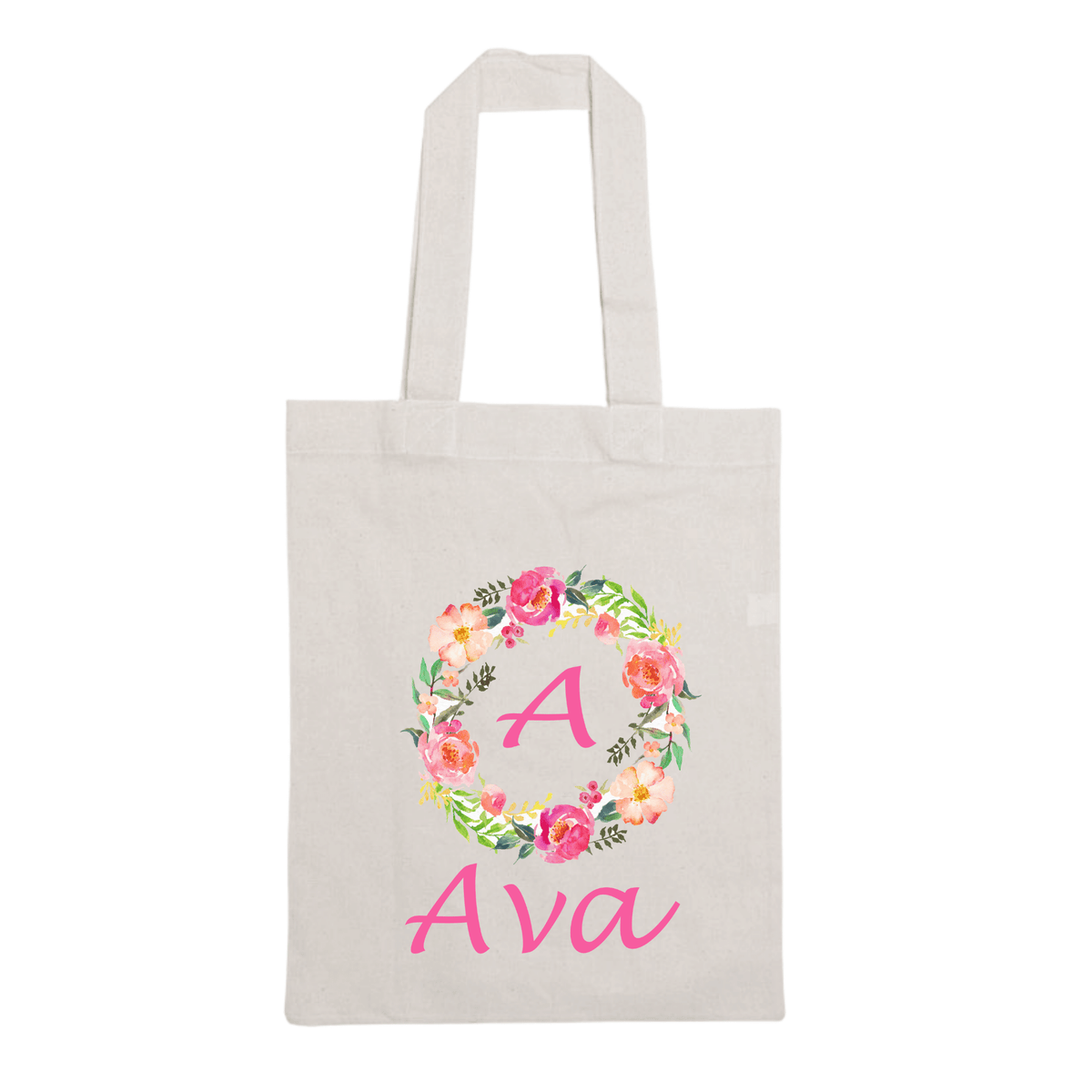 Lil Green Rhino floral bag FLORAL WREATH LETTER BAG