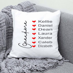 Lil Green Rhino grandma Pillow GRANDMA HEARTS PILLOW