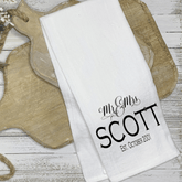 Lil Green Rhino MR AND MRS TEA TOWEL