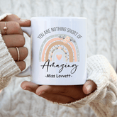 Lil Green Rhino mug teacher GREY AMAZING RAINBOW MUG