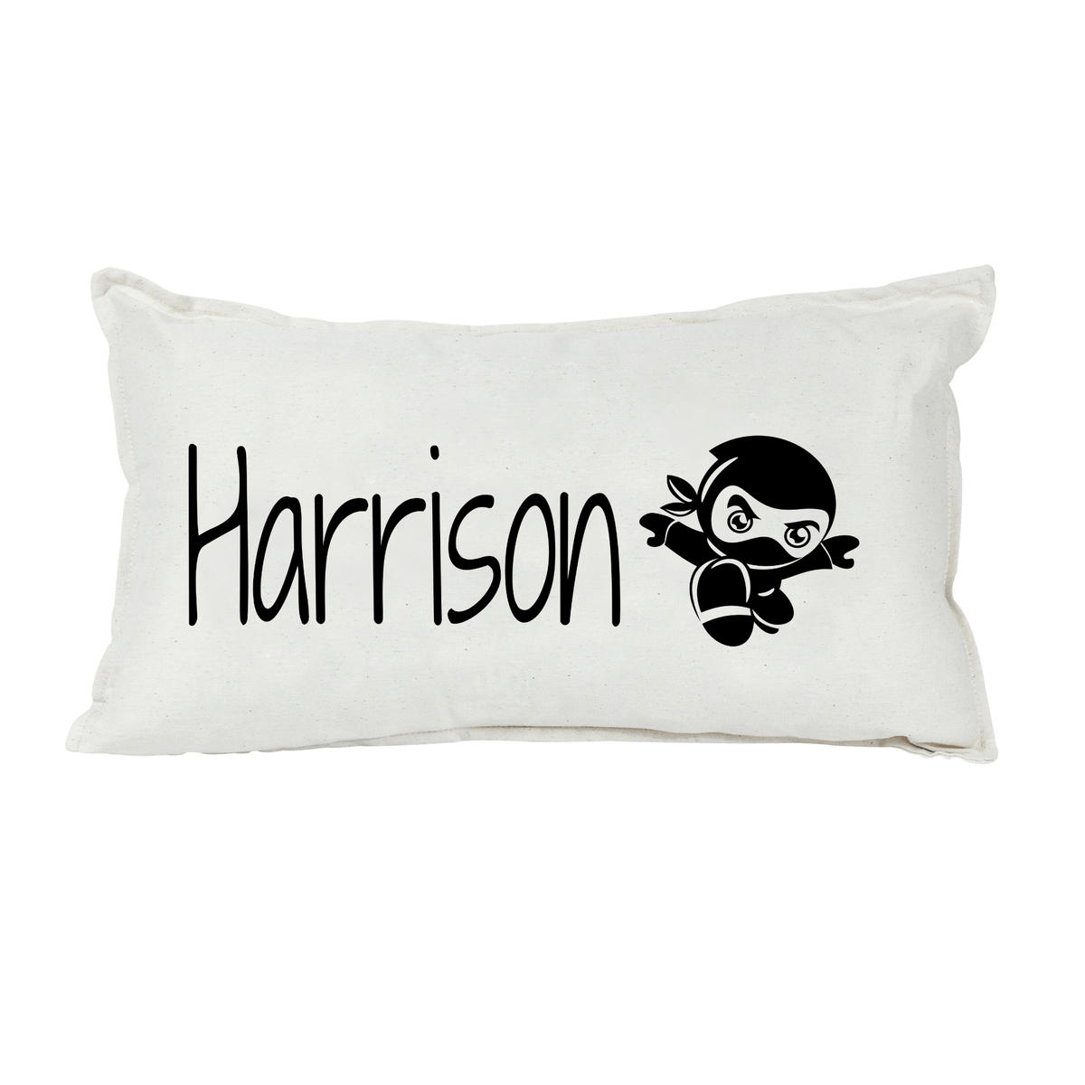 Lil Green Rhino ninja pillow NINJA RECTANGLE PILLOW
