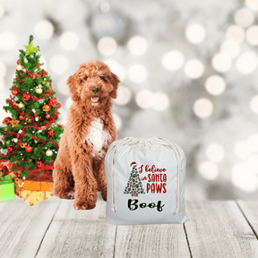 Lil Green Rhino Pet santa sack SANTA PAWS PET SANTA SACK