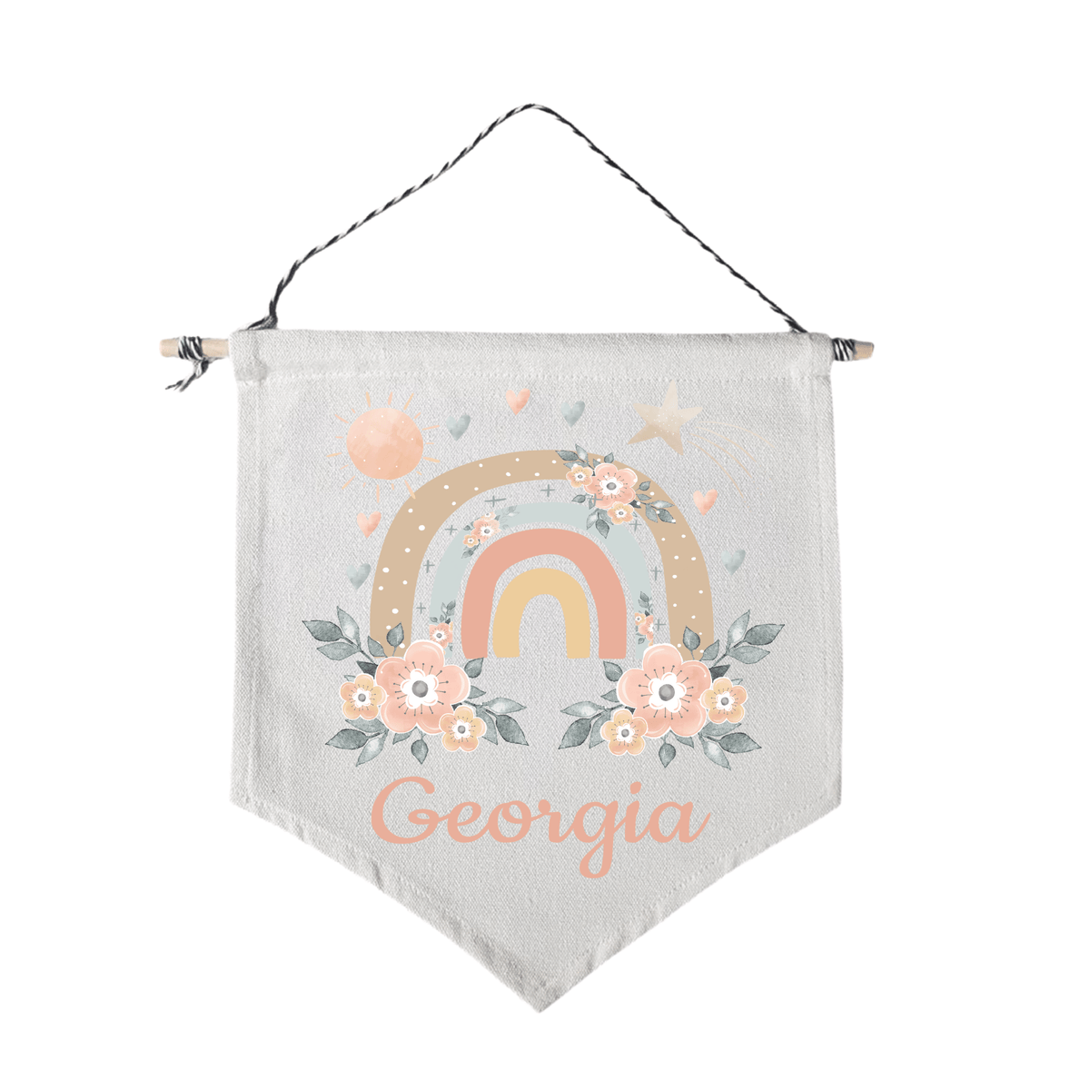 Lil Green Rhino rainbow flag RAINBOW GOLD FLAG