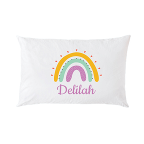 Lil Green Rhino rainbow pillowcase RAINBOW PILLOWCASE