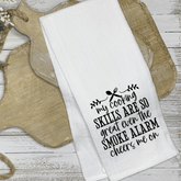 Lil Green Rhino SMOKE ALARM TEA TOWEL