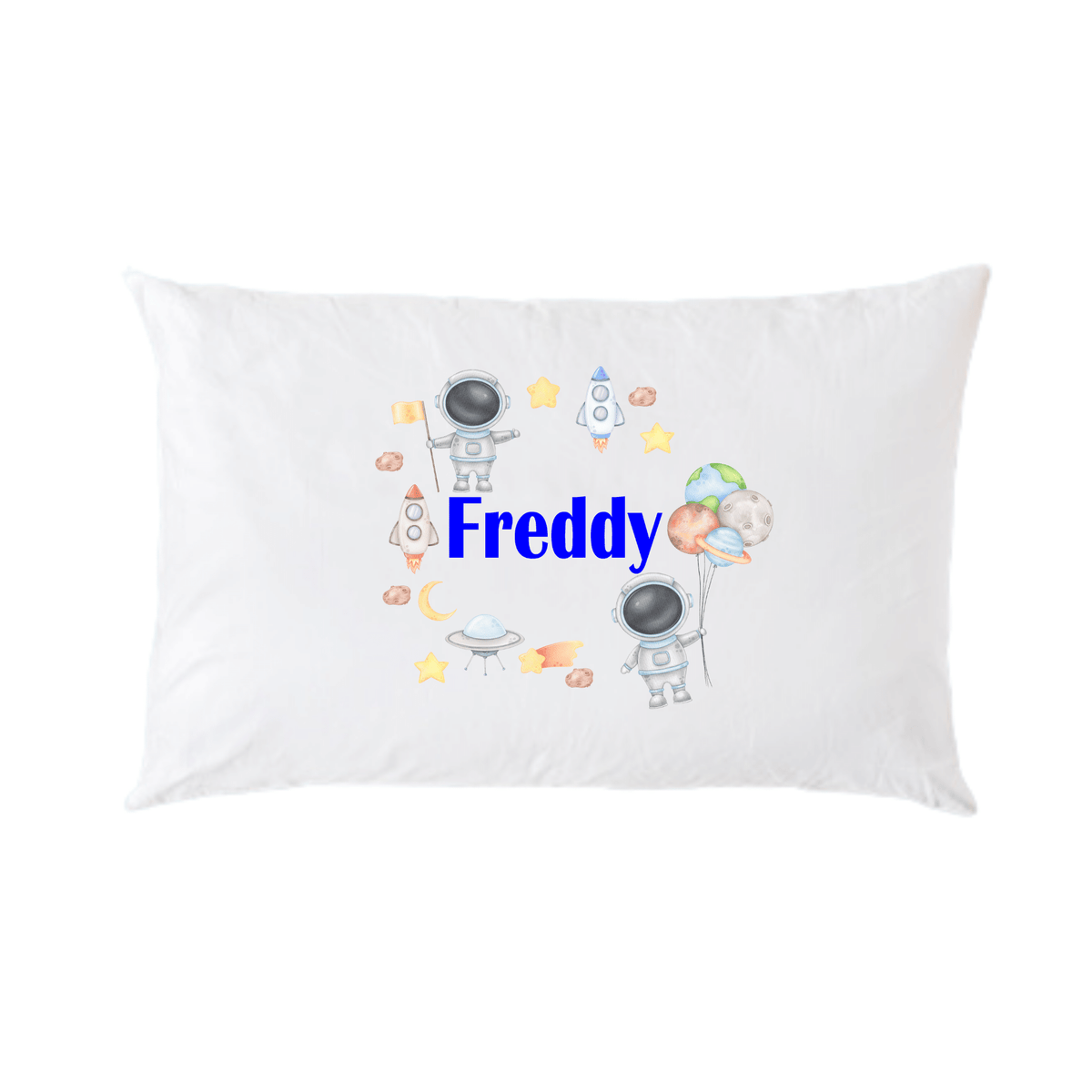 Lil Green Rhino space pillowcase ASTRONUT PILLOWCASE