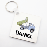 Lil Green Rhino truck name tags TRUCK BLUE AND GREEN BAG TAG