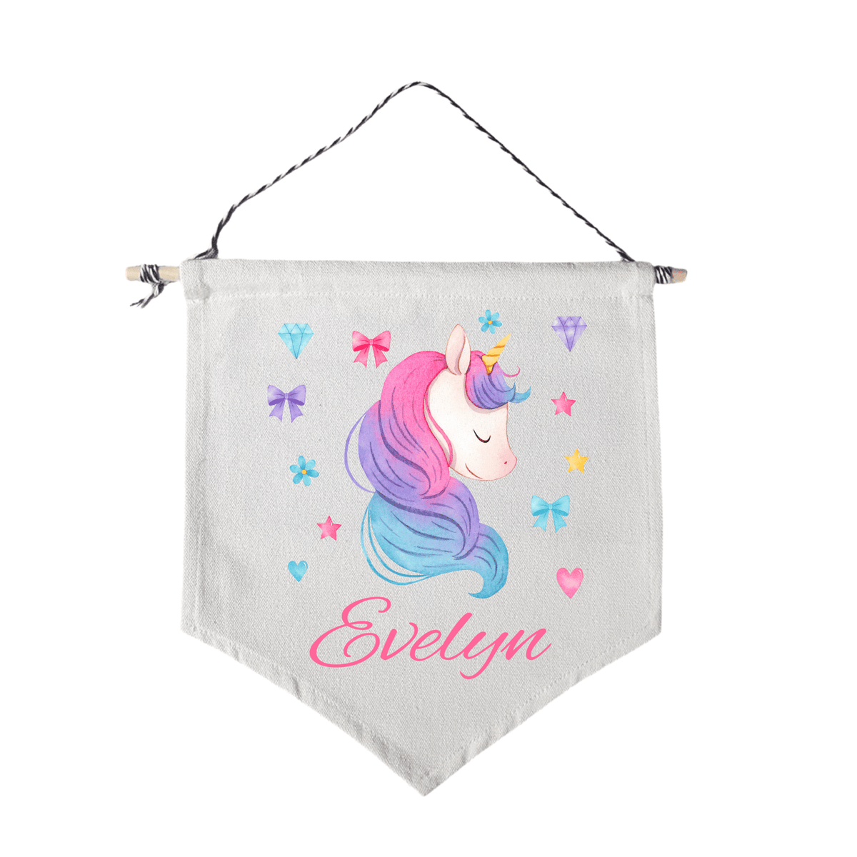 Lil Green Rhino unicorn flag UNICORN HEART FLAG