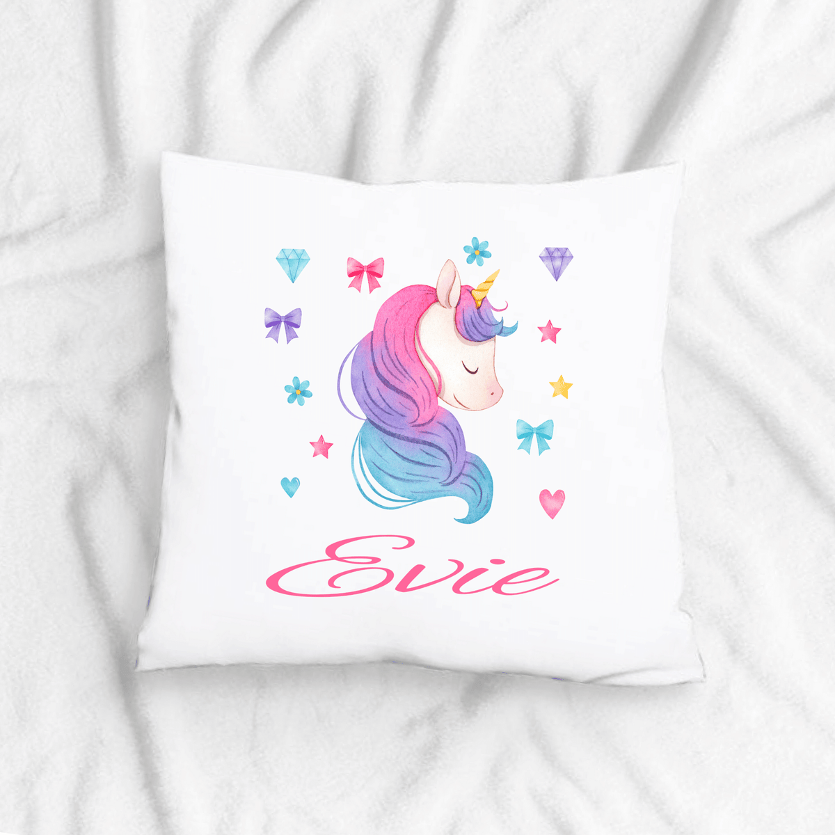 Lil Green Rhino unicorn pillow UNICORN HEART PILLOW